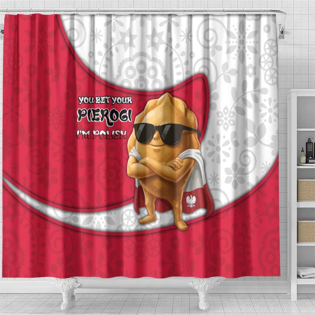 Poland Shower Curtain The Cool Pierogi Funny Style