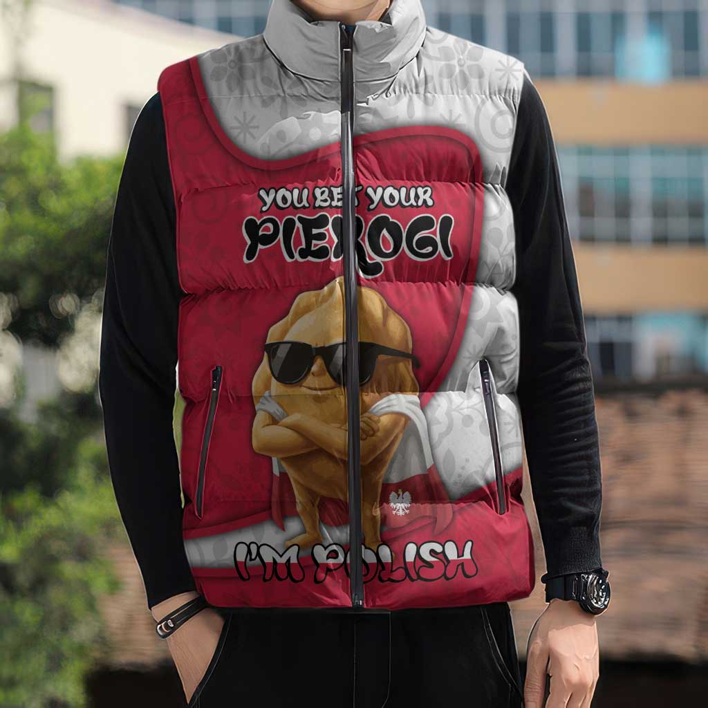 Personalized Poland Sleeveless Puffer Jacket The Cool Pierogi Funny Style