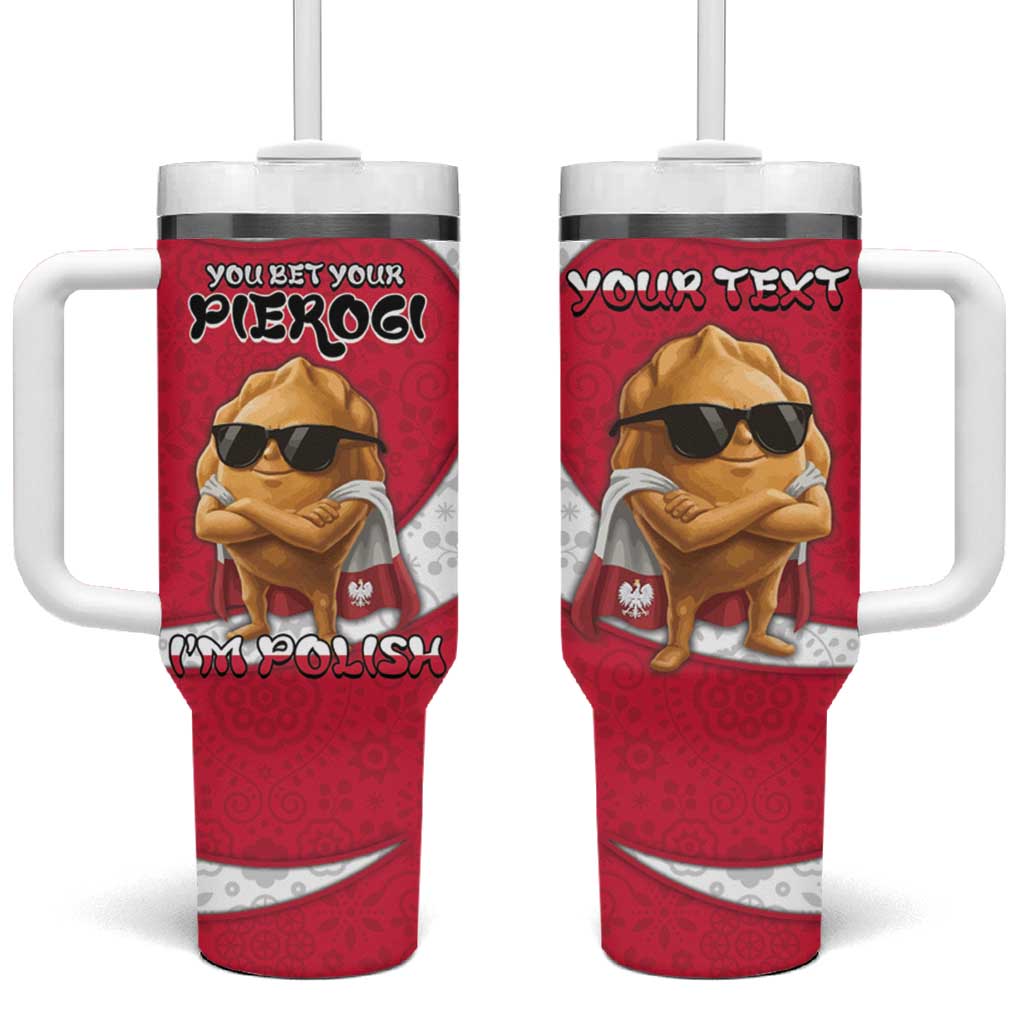 Personalized Poland Tumbler With Handle The Cool Pierogi Funny Style