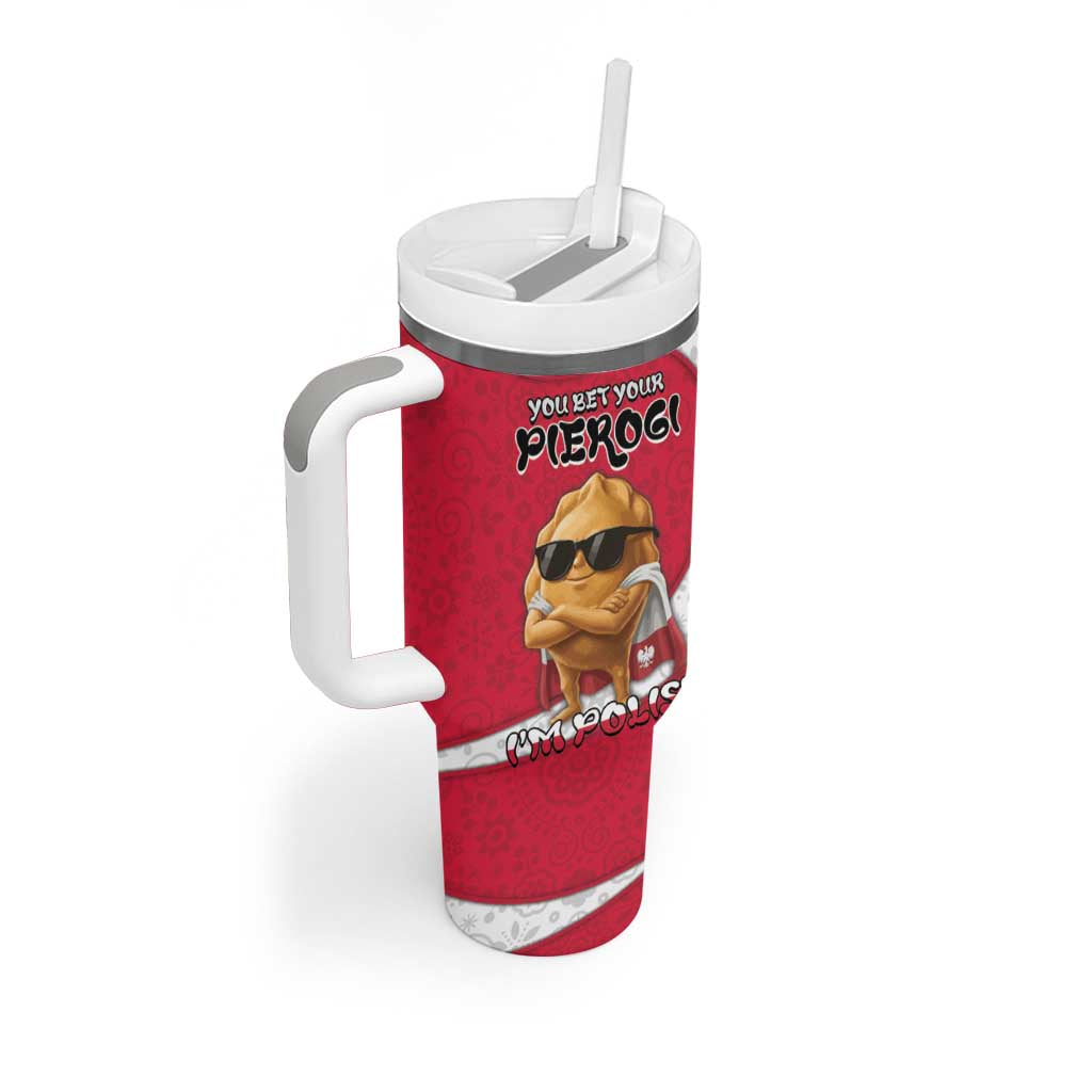 Personalized Poland Tumbler With Handle The Cool Pierogi Funny Style