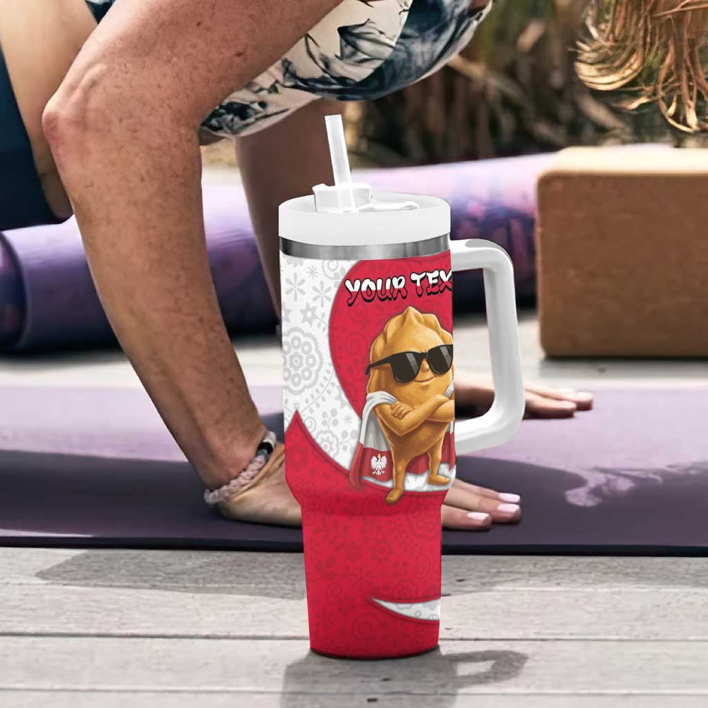 Personalized Poland Tumbler With Handle The Cool Pierogi Funny Style