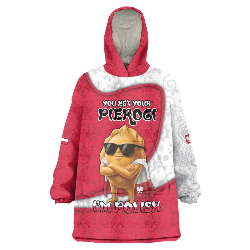 Personalized Poland Wearable Blanket Hoodie The Cool Pierogi Funny Style