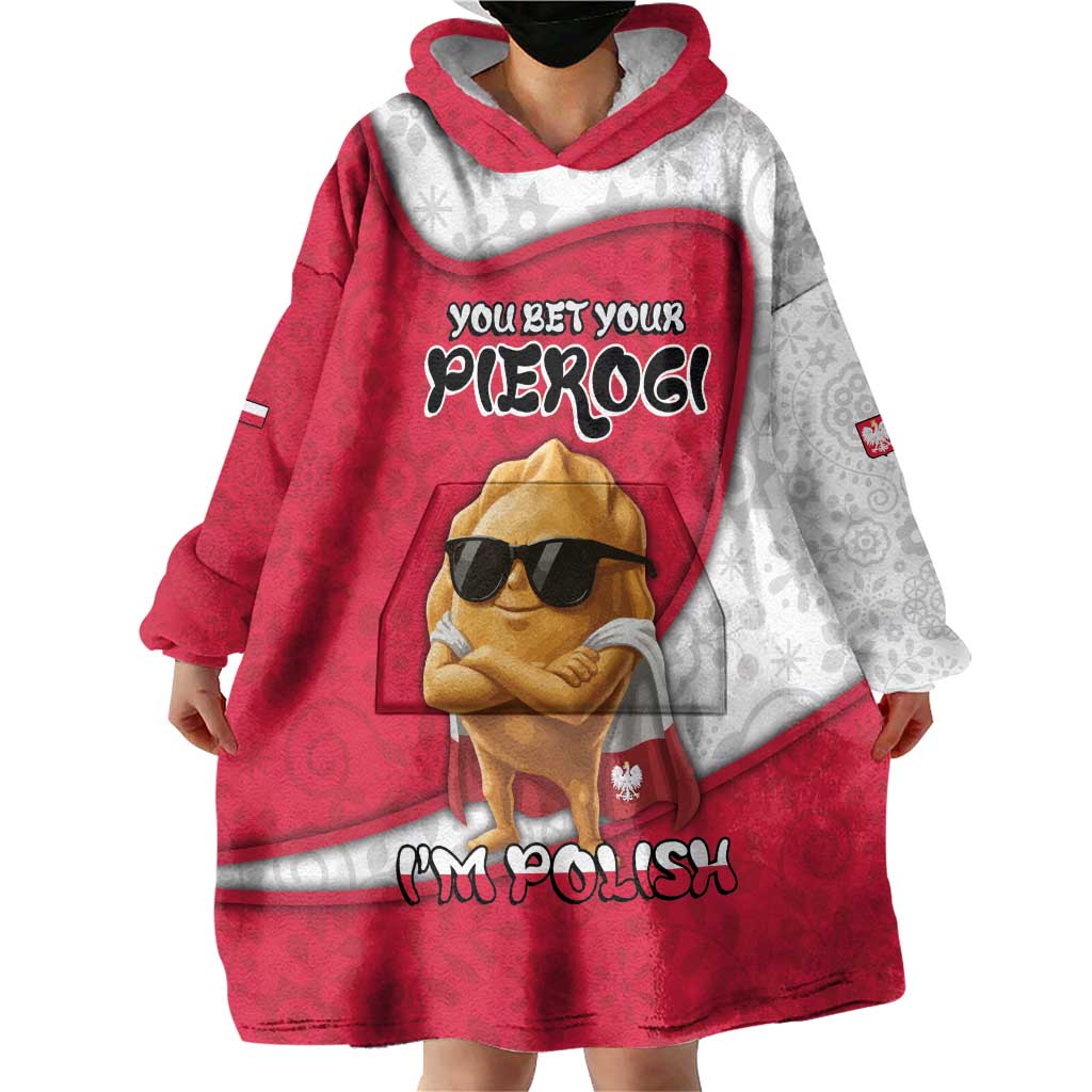 Personalized Poland Wearable Blanket Hoodie The Cool Pierogi Funny Style