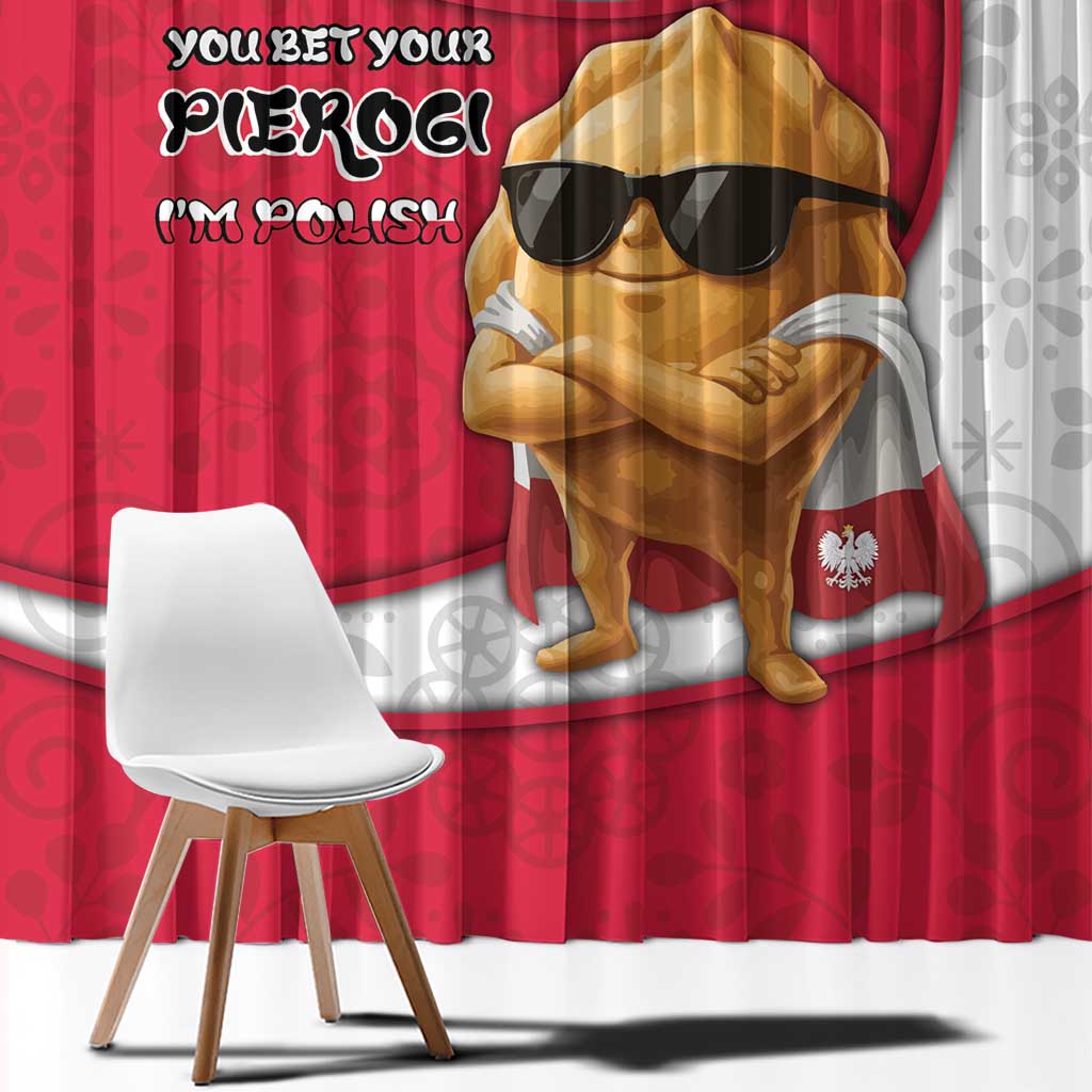 Poland Window Curtain The Cool Pierogi Funny Style