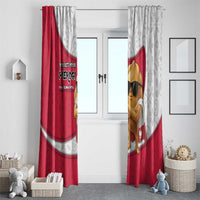 Poland Window Curtain The Cool Pierogi Funny Style