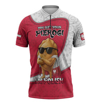 Personalized Poland Zipper Polo Shirt The Cool Pierogi Funny Style
