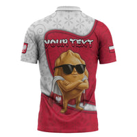 Personalized Poland Zipper Polo Shirt The Cool Pierogi Funny Style
