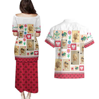 Poland Couples Matching Puletasi and Hawaiian Shirt Pierogi Tysiac 1000