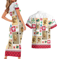 Poland Couples Matching Short Sleeve Bodycon Dress and Hawaiian Shirt Pierogi Tysiac 1000
