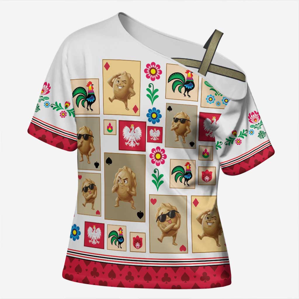Poland Cross Shoulder Shirt Pierogi Tysiac 1000