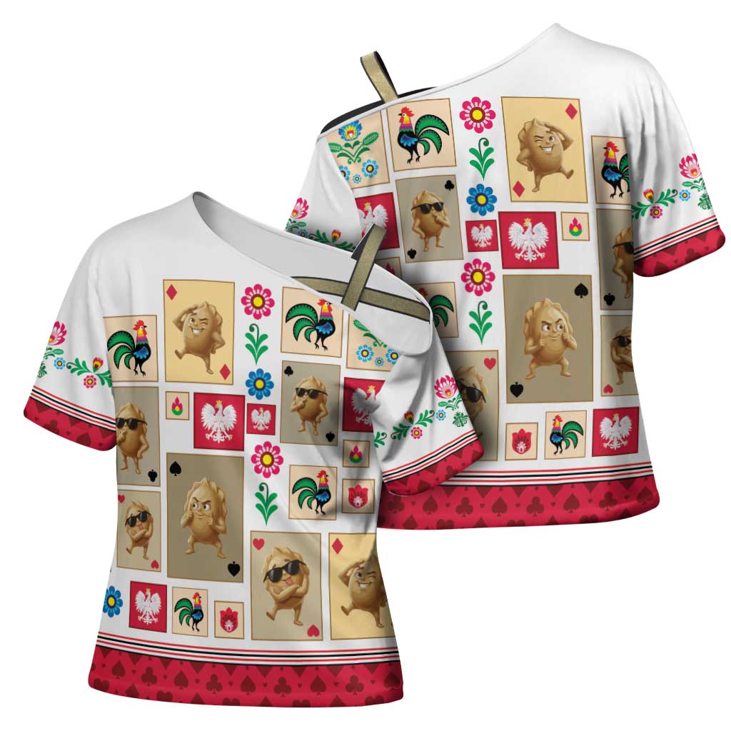 Poland Cross Shoulder Shirt Pierogi Tysiac 1000