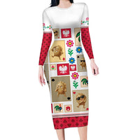 Poland Family Matching Long Sleeve Bodycon Dress and Hawaiian Shirt Pierogi Tysiac 1000