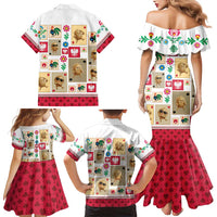 Poland Family Matching Mermaid Dress and Hawaiian Shirt Pierogi Tysiac 1000
