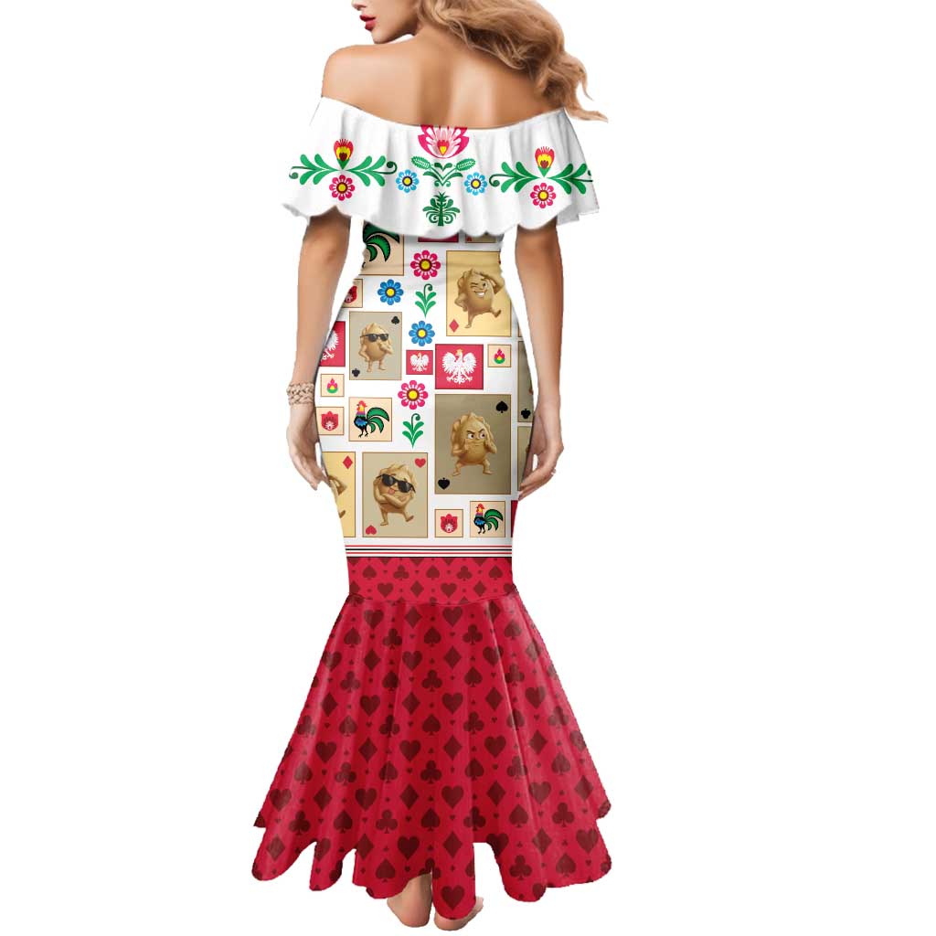 Poland Family Matching Mermaid Dress and Hawaiian Shirt Pierogi Tysiac 1000