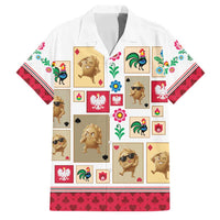 Poland Family Matching Off The Shoulder Long Sleeve Dress and Hawaiian Shirt Pierogi Tysiac 1000