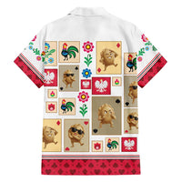 Poland Family Matching Off The Shoulder Long Sleeve Dress and Hawaiian Shirt Pierogi Tysiac 1000