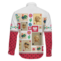 Poland Family Matching Off The Shoulder Long Sleeve Dress and Hawaiian Shirt Pierogi Tysiac 1000