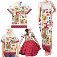 Poland Family Matching Tank Maxi Dress and Hawaiian Shirt Pierogi Tysiac 1000