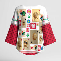 Poland Kimono Sleeve Blouse Pierogi Tysiac 1000