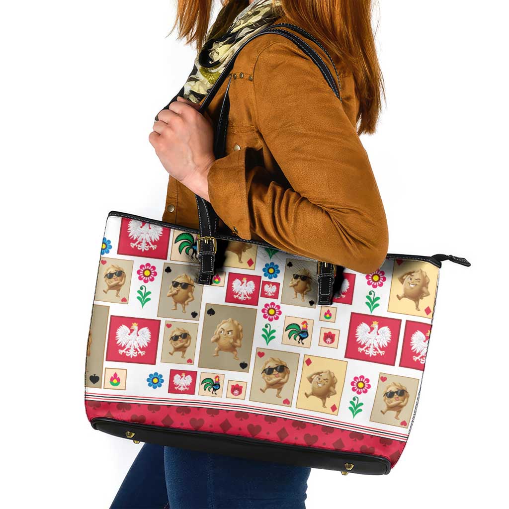 Poland Leather Tote Bag Pierogi Tysiac 1000