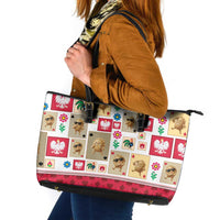 Poland Leather Tote Bag Pierogi Tysiac 1000