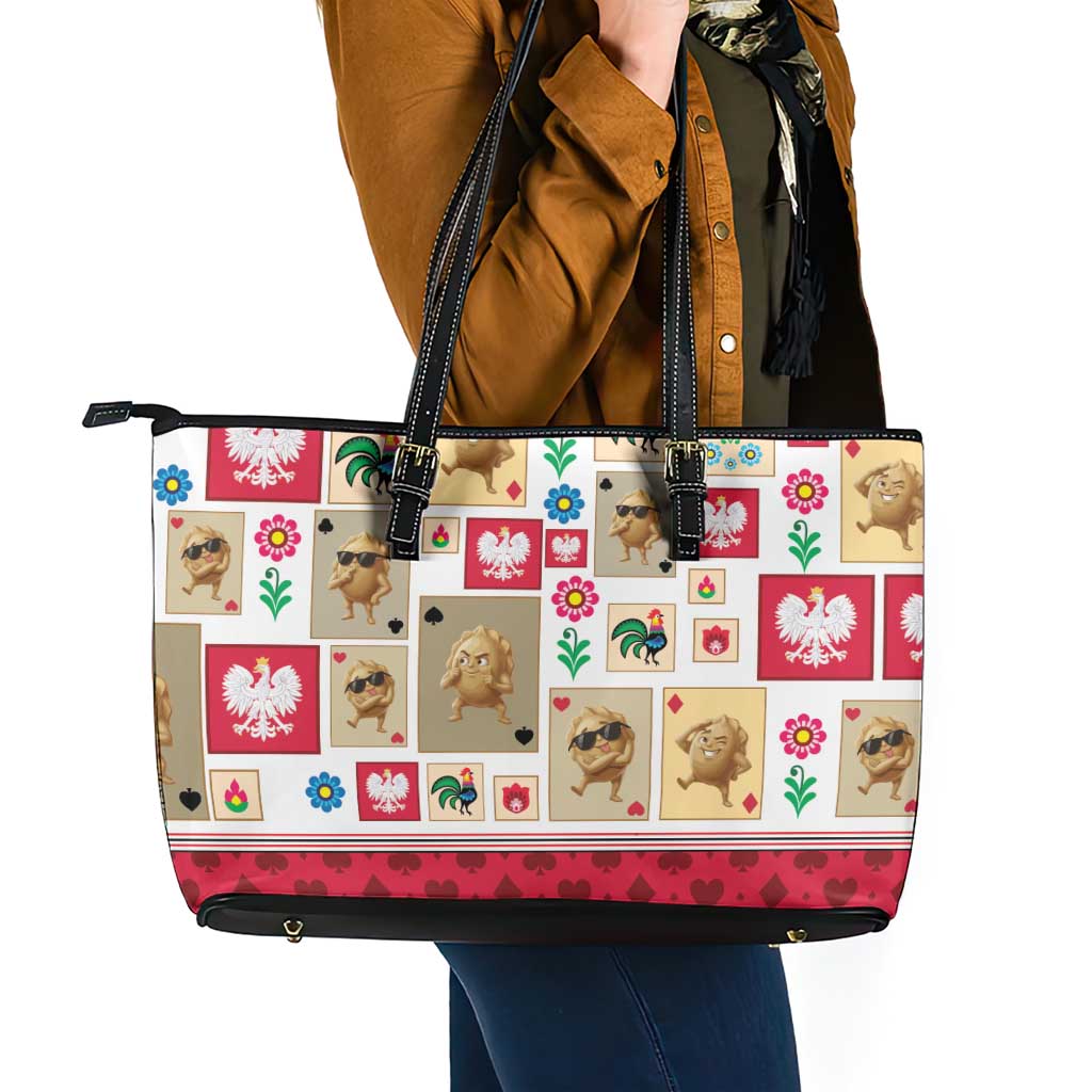 Poland Leather Tote Bag Pierogi Tysiac 1000
