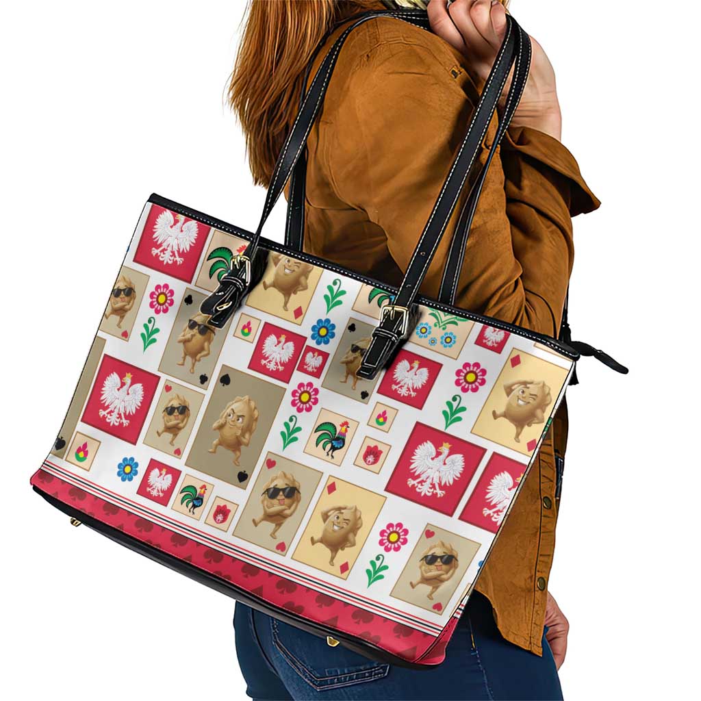 Poland Leather Tote Bag Pierogi Tysiac 1000