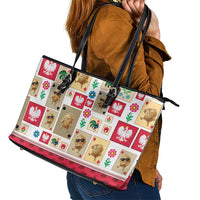 Poland Leather Tote Bag Pierogi Tysiac 1000