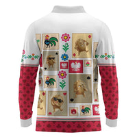 Poland Long Sleeve Polo Shirt Pierogi Tysiac 1000