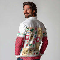 Poland Long Sleeve Polo Shirt Pierogi Tysiac 1000