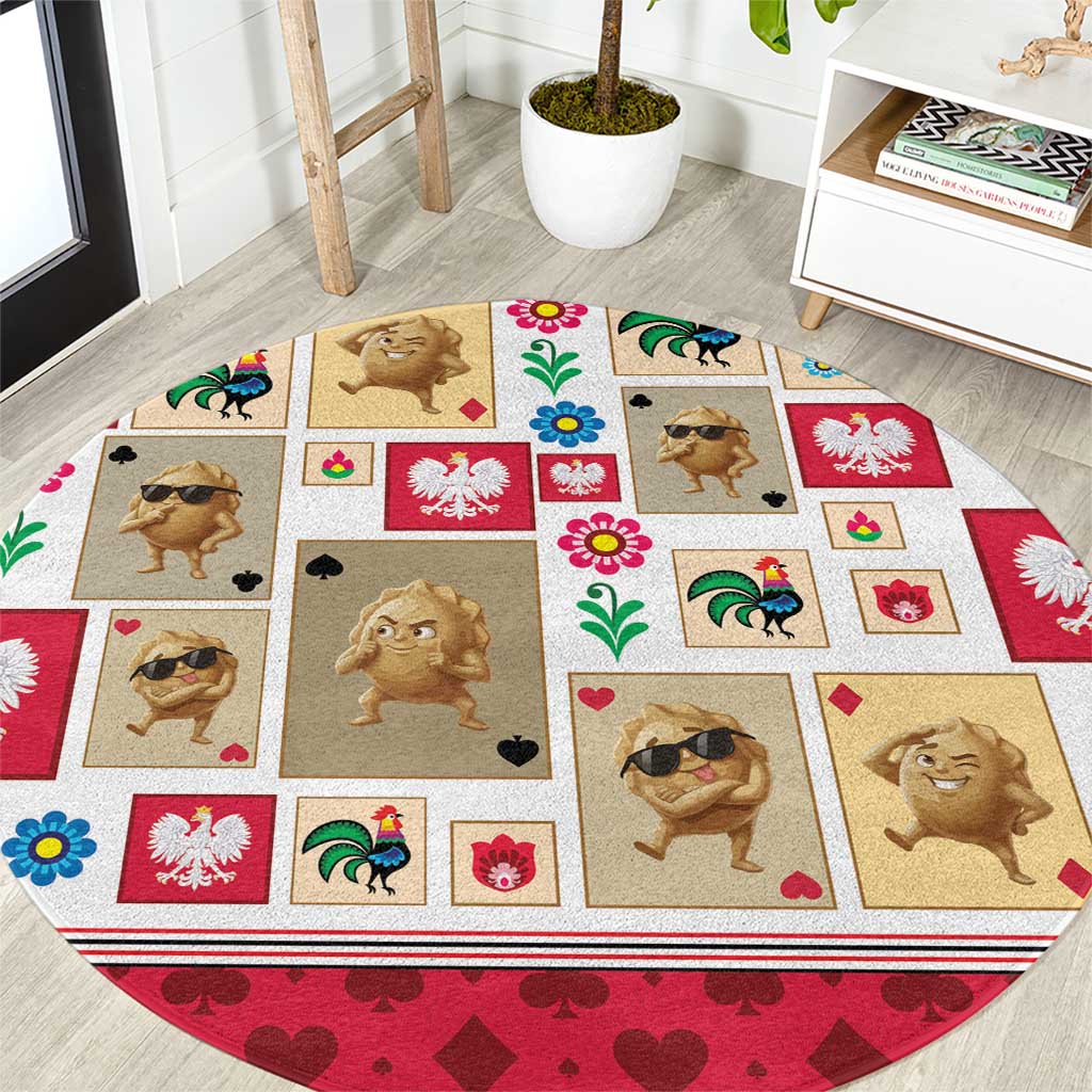 Poland Round Carpet Pierogi Tysiac 1000
