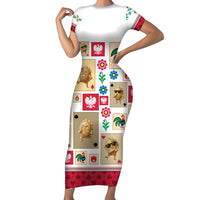 Poland Short Sleeve Bodycon Dress Pierogi Tysiac 1000