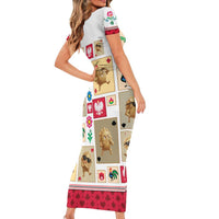 Poland Short Sleeve Bodycon Dress Pierogi Tysiac 1000