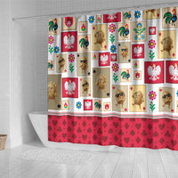 Poland Shower Curtain Pierogi Tysiac 1000