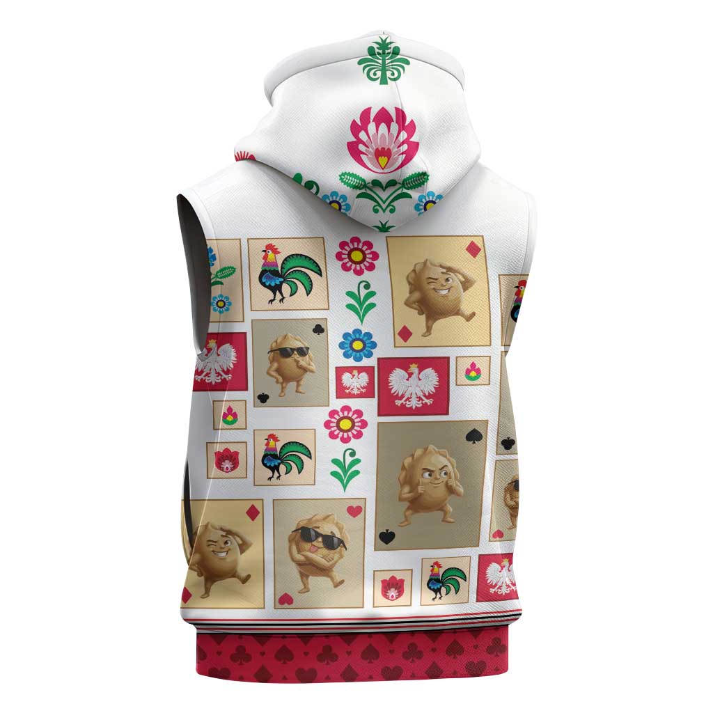 Poland Sleeveless Hoodie Pierogi Tysiac 1000