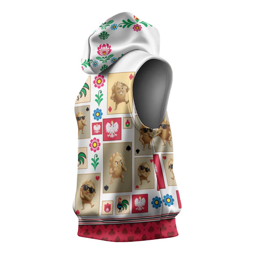 Poland Sleeveless Hoodie Pierogi Tysiac 1000