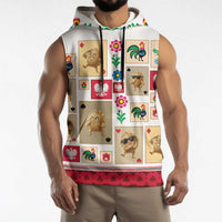 Poland Sleeveless Hoodie Pierogi Tysiac 1000