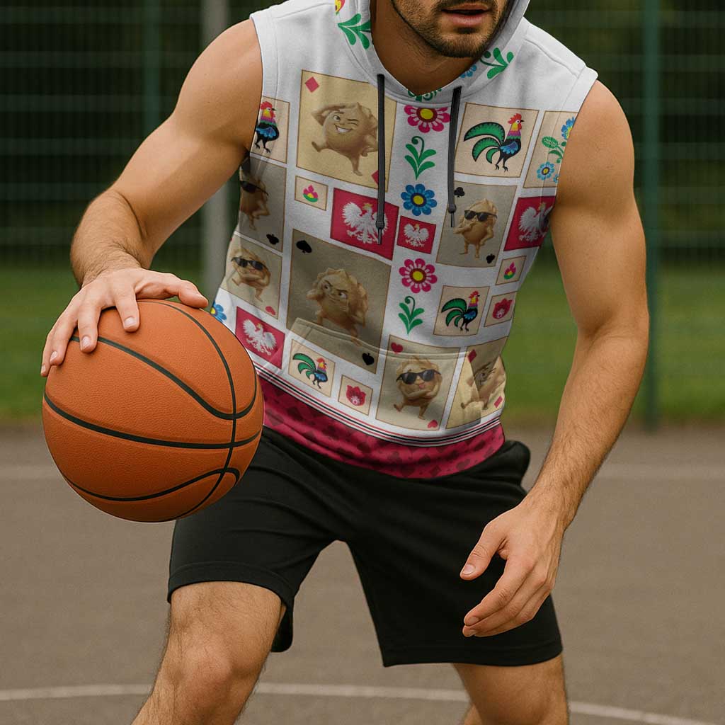 Poland Sleeveless Hoodie Pierogi Tysiac 1000