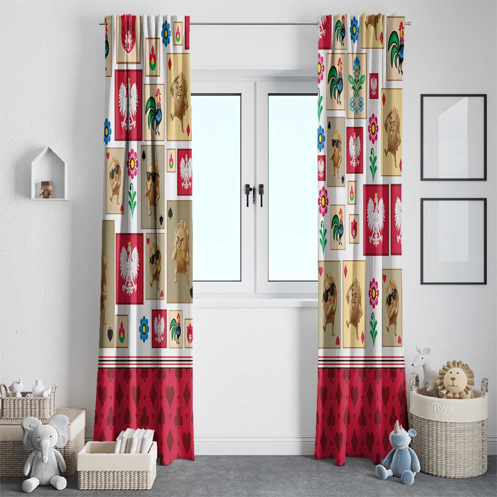 Poland Window Curtain Pierogi Tysiac 1000