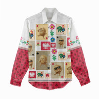 Poland Women Casual Shirt Pierogi Tysiac 1000