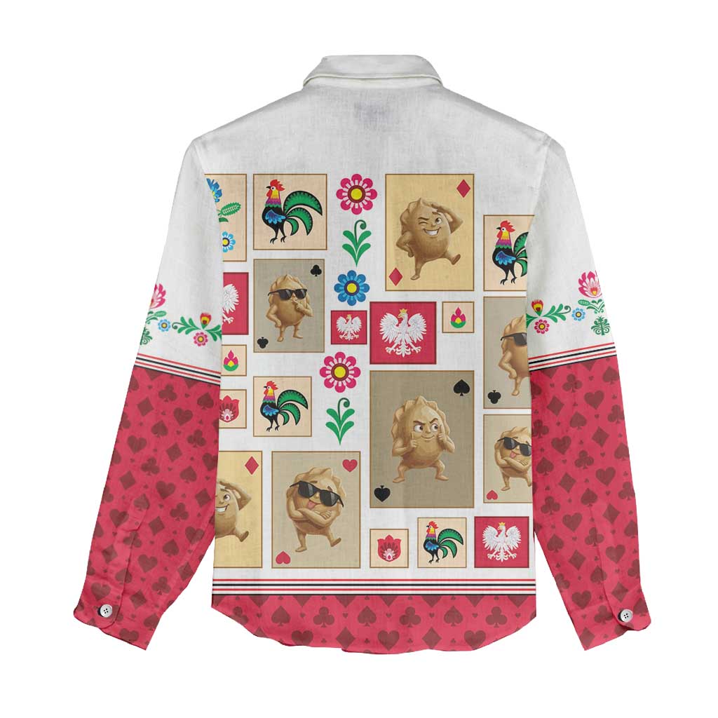 Poland Women Casual Shirt Pierogi Tysiac 1000