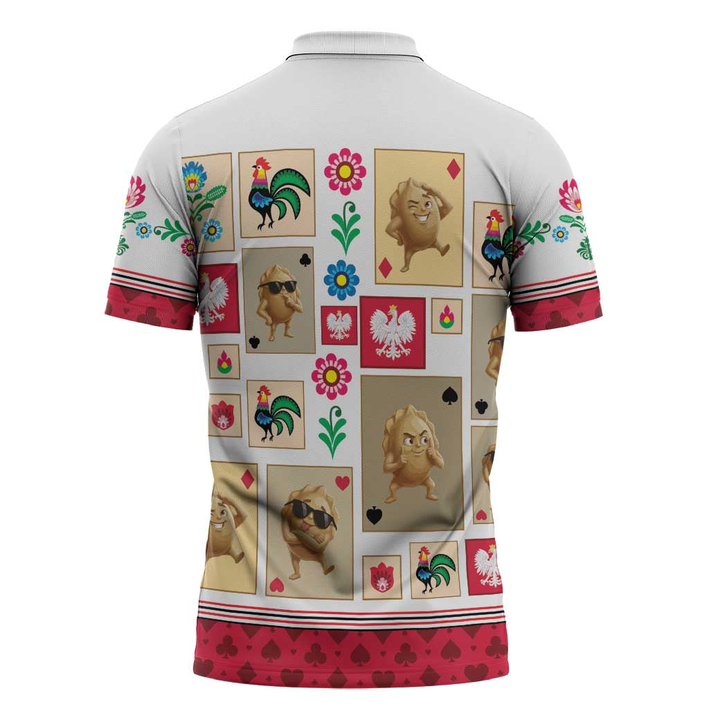 Poland Zipper Polo Shirt Pierogi Tysiac 1000