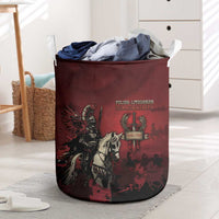 Polish Lithuanian Commonwealth Laundry Basket Winged Hussar Warrior Battle Of Vienna