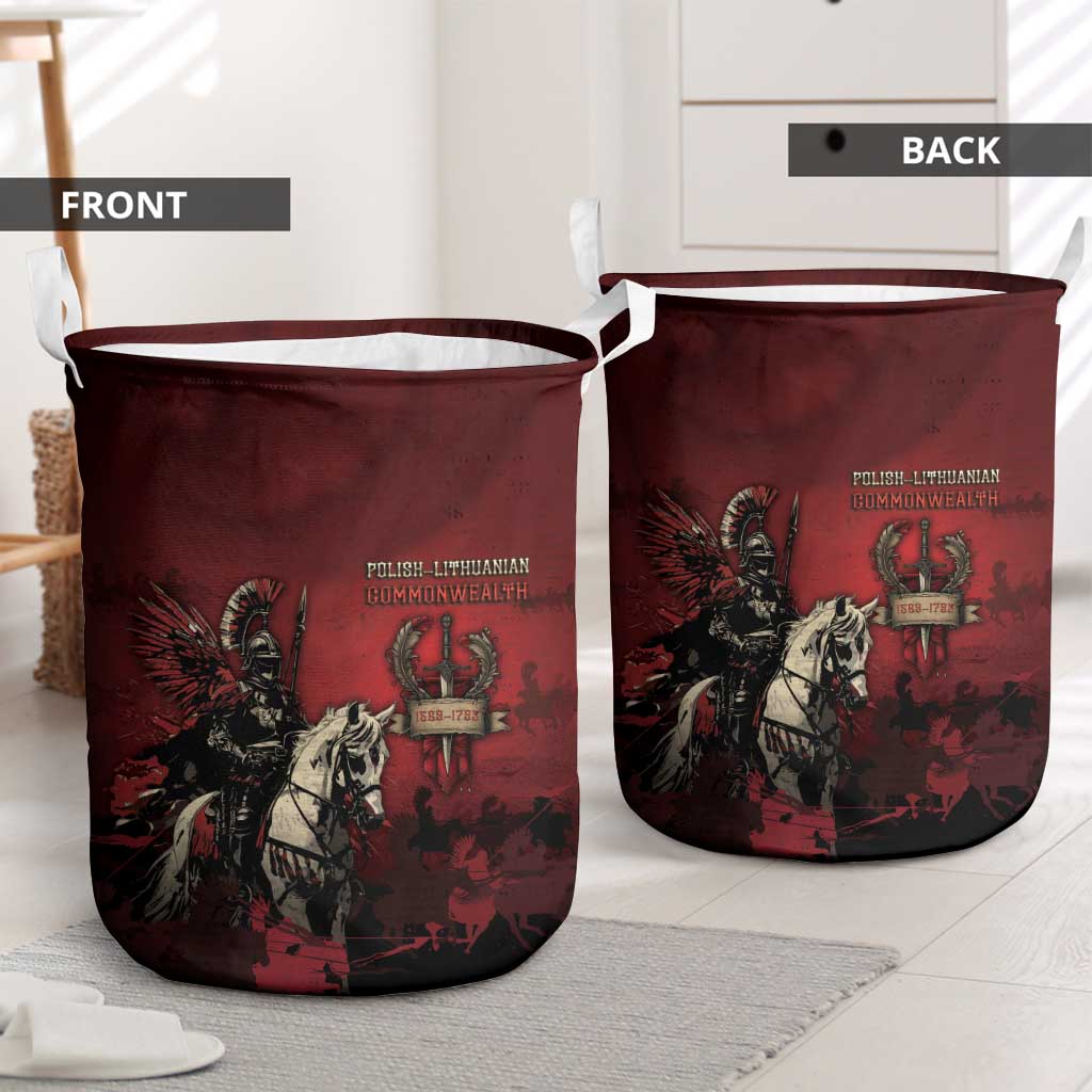 Polish Lithuanian Commonwealth Laundry Basket Winged Hussar Warrior Battle Of Vienna