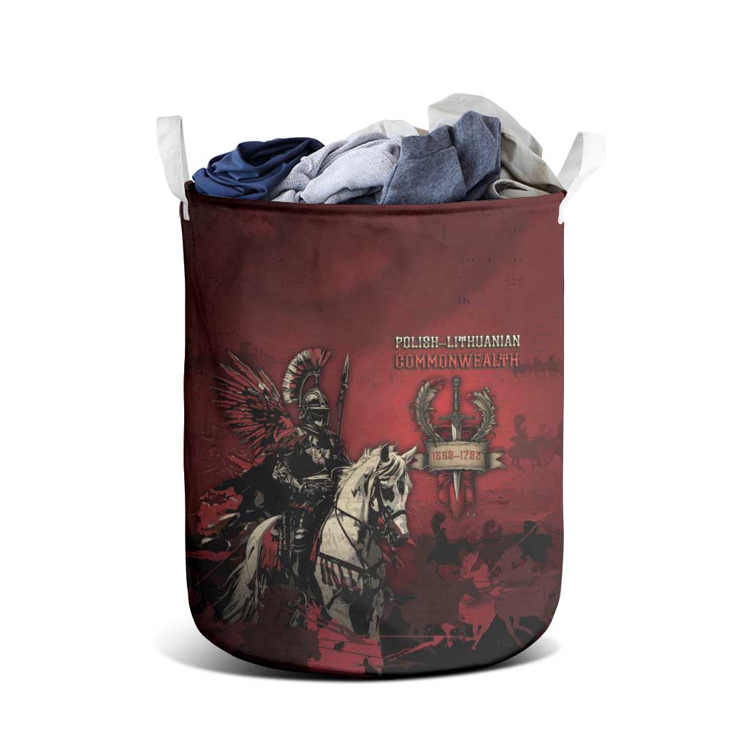 Polish Lithuanian Commonwealth Laundry Basket Winged Hussar Warrior Battle Of Vienna