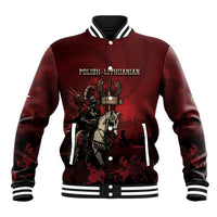 Polish Lithuanian Commonwealth Baseball Jacket Winged Hussar Warrior Battle Of Vienna