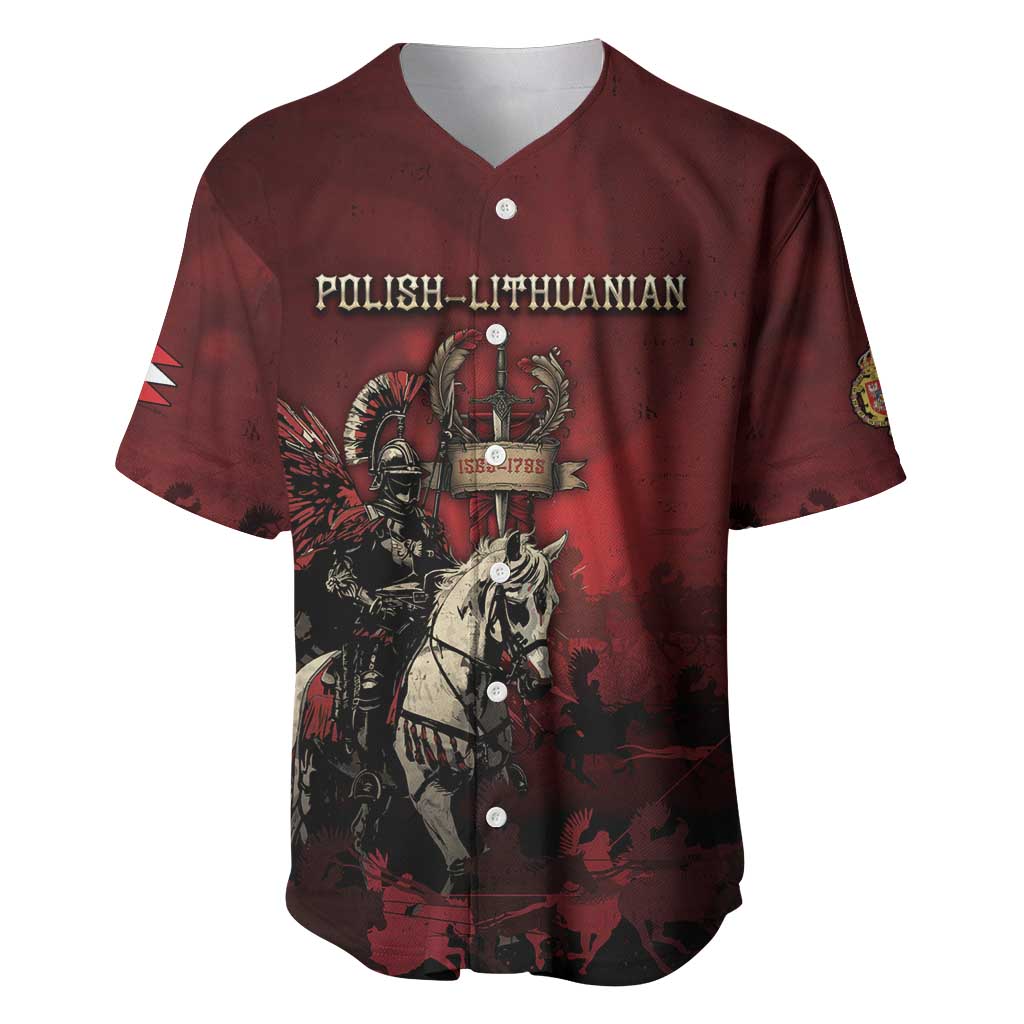 Polish Lithuanian Commonwealth Baseball Jersey Winged Hussar Warrior Battle Of Vienna