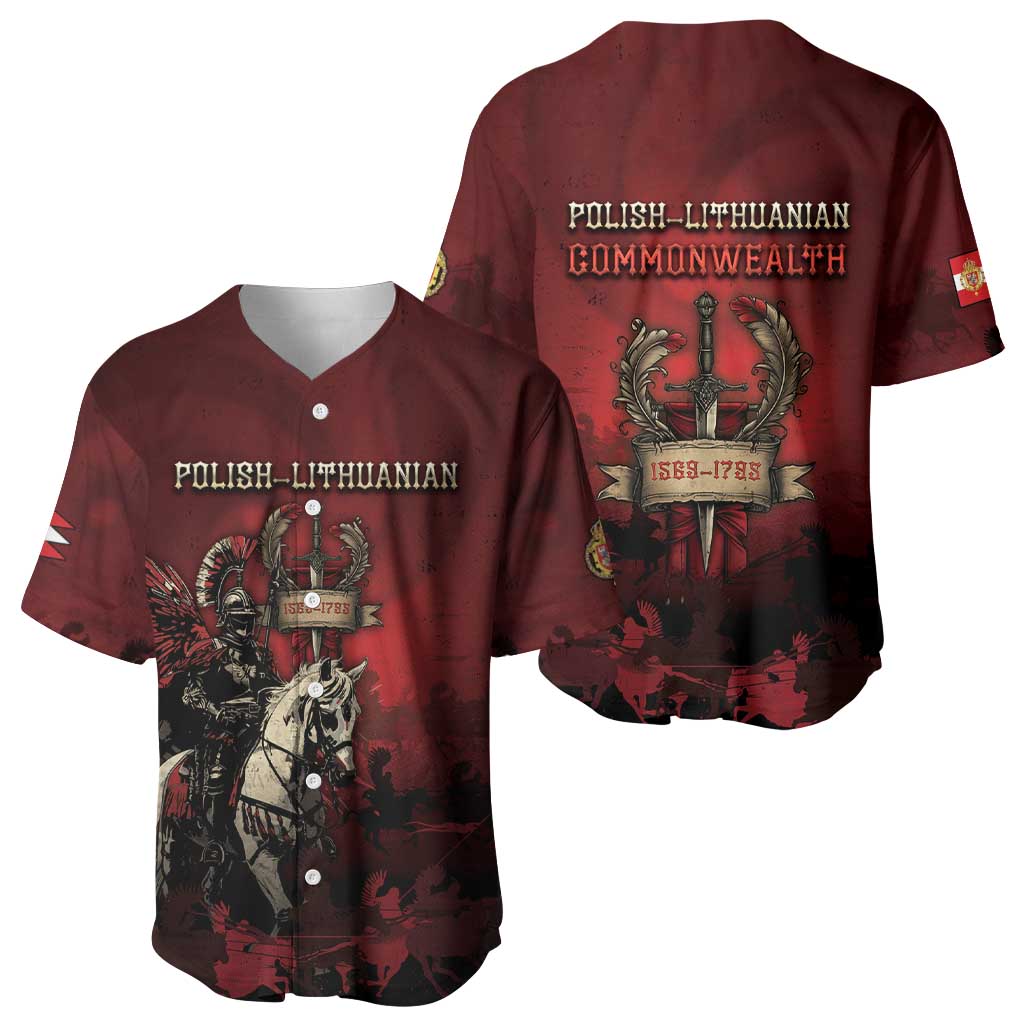 Polish Lithuanian Commonwealth Baseball Jersey Winged Hussar Warrior Battle Of Vienna