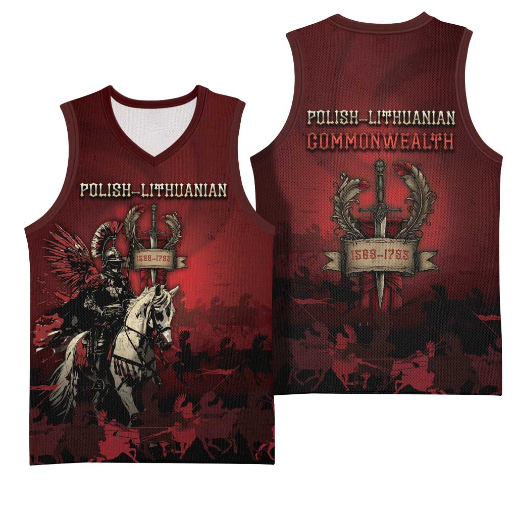 Polish Lithuanian Commonwealth Basketball Jersey Winged Hussar Warrior Battle Of Vienna