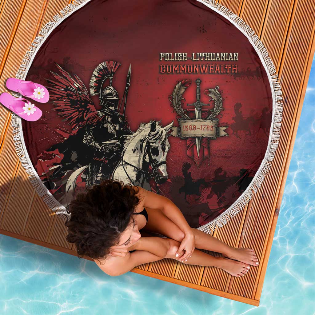 Polish Lithuanian Commonwealth Beach Blanket Winged Hussar Warrior Battle Of Vienna